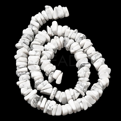 Natural Howlite Beads Strands G-A285-A12-01-1