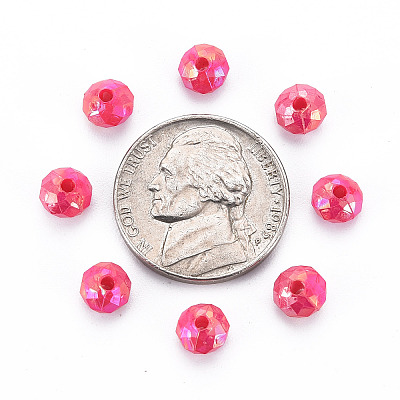 Opaque Acrylic Beads LS-MACR-Q239-018C-09-1