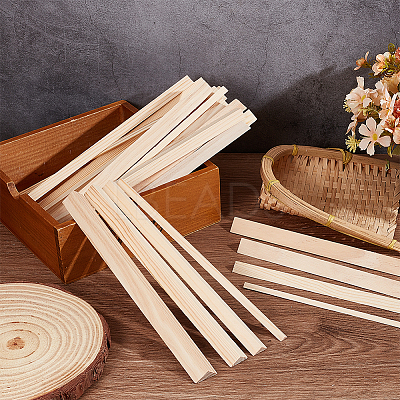 24Pcs 4 Styles Triangle Wood Sticks DIY-OC0012-47B-1