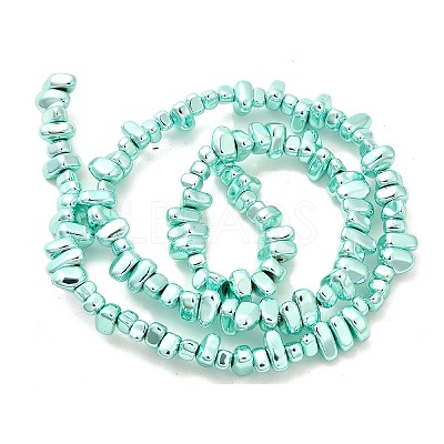 Baking Paint Electroplated Synthetic Non-magnetic Hematite Beads Strands G-H072-D01-01D-1