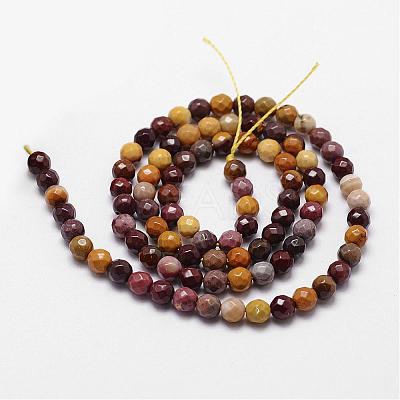 Natural Mookaite Beads Strands G-D840-30-4mm-1
