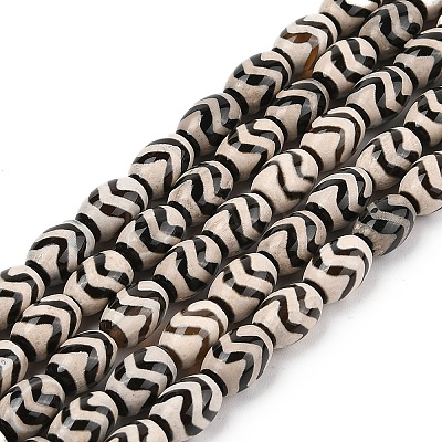 Tibetan Style dZi Agate Beads Strands G-N344-02B-1