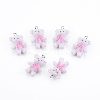 Opaque Resin Pendants RESI-T053-12-1