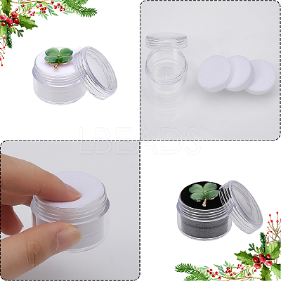 2 Colors Column Plastic Loose Diamond Gemstone Storage Boxes CON-CA0001-021A-1