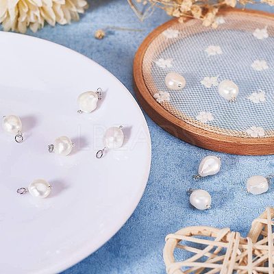 Natural Cultured Freshwater Pearl Pendants PEAR-PH0001-01-1