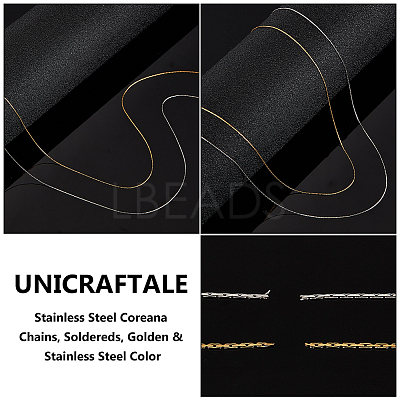 9.2~10M 2 Colors 304 Stainless Steel Boston Link Chains CHS-UN0001-22-1