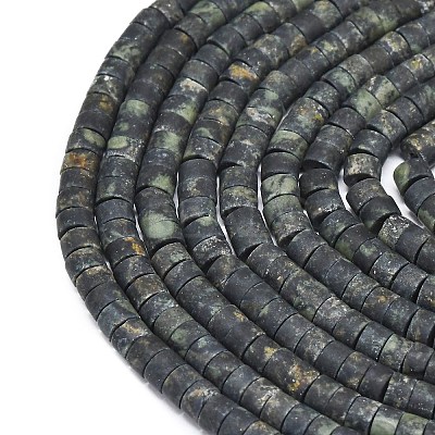 Natural Kambaba Jasper Beads Strands G-P575-B13-4x2mm-1