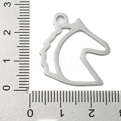 Non-Tarnish 304 Stainless Steel Pendants STAS-B056-13P-01-1