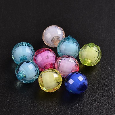 Transparent Acrylic Beads TACR-S086-10mm-M-1