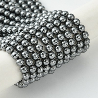 Terahertz Stone Beads Strands X-G-Z034-B13-02-1