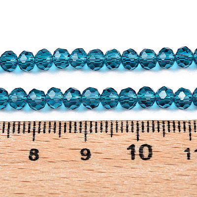 Glass Beads Strands EGLA-A044-T1mm-D27-1