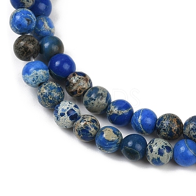 Dyed Natural Regalite/Imperial Jasper/Sea Sediment Jasper Beads Strands G-B124-C04-02-1