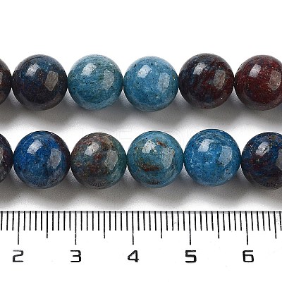 Natural Blue Opal Beads Strands G-H045-A02-8MM-02-1