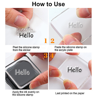 Custom PVC Plastic Clear Stamps DIY-WH0448-0382-1