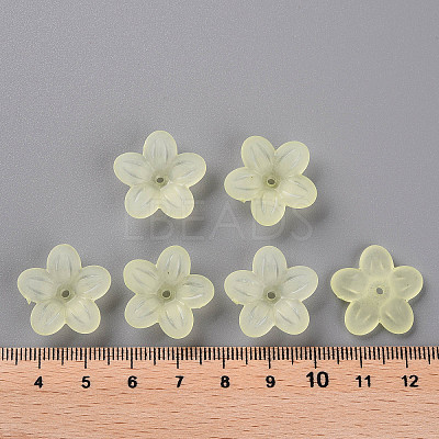Frosted Acrylic Bead Caps MACR-S371-08A-728-1