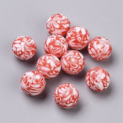 Halloween Food Grade Eco-Friendly Silicone Focal Beads SIL-CJC0007-07-1