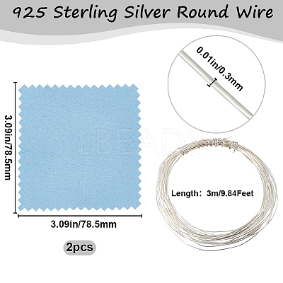 925 Sterling Silver Wire FIND-BBC0002-89A-1