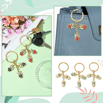 Alloy Enamel Keychain KEYC-YW00078-01-1