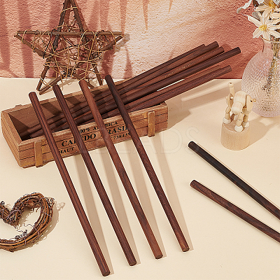 Waxed Round Wooden Sticks WOOD-OC0004-42C-1