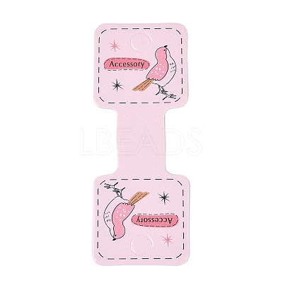 Fold Over Cardboard Paper Jewelry Display Cards for Necklace & Bracelet Storage CDIS-N004-16-1