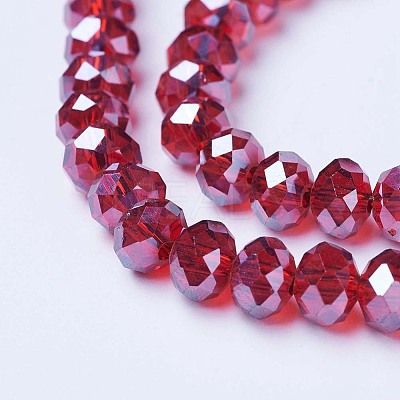 Electroplate Glass Beads Strands EGLA-A034-T3mm-A06-1