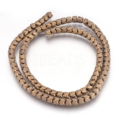 Electroplate Non-magnetic Synthetic Hematite Bead Strands G-I208-19F-E-1