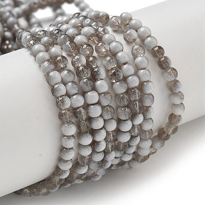 Crackle Glass Beads X1-GLAA-U001-4mm-06-1