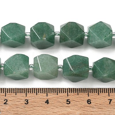 Natural Green Aventurine Beads Strands GG-CBAF8A8-A10-01-1