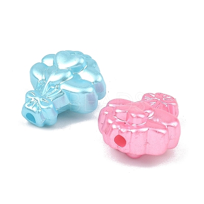 Opaque ABS Imitation Pearl Beads MACR-K361-29-1