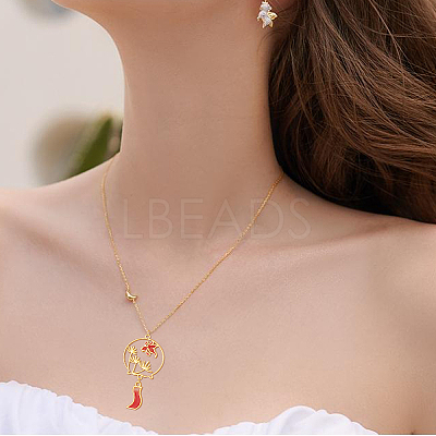 40Pcs 2 Style Alloy Lantern Links PALLOY-OC0002-90-1