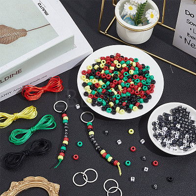 DIY Keychain Making Kits DIY-SC0031-88-1