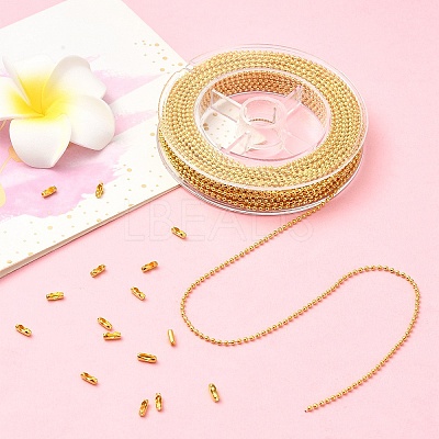 1 Roll Iron Ball Bead Chains CH-YW0002-04G-1