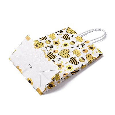 Bees Theme Rectangle Paper Bags CARB-F012-02D-1
