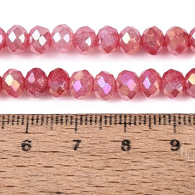 Electroplate Crackle Imitation Jade Glass Beads Strands LS-EGLA-Q131-02B-06-1
