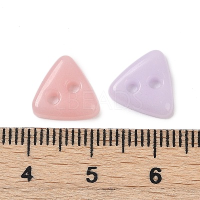 2-Hole Glass Buttons PORC-R010-13-1