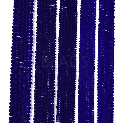 Transparent Glass Beads Strands X-EGLA-A044-T8mm-MD06-1