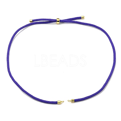 Nylon Cords Necklace Making AJEW-P116-03G-09-1