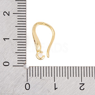 Rack Plating Brass Cubic Zirconia Earring Hooks KK-S374-05G-02-1