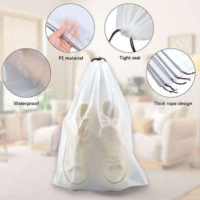 10Pcs PE Velvet Drawstring Storage Bags ABAG-SP0001-34C-1
