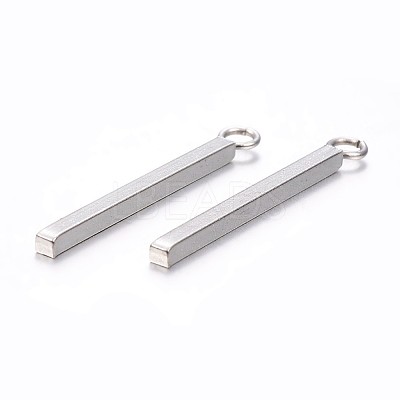 Tarnish Resistant 304 Stainless Steel Pendants STAS-P186-05P-18mm-1
