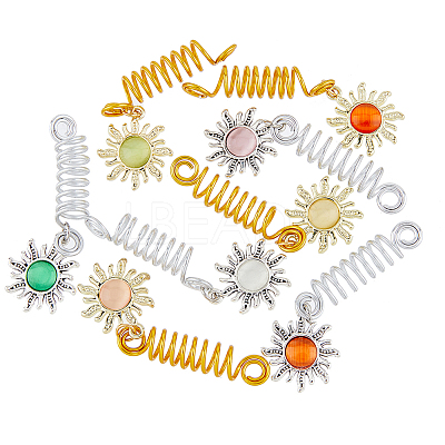 16Pcs DIY Hair Accessories Set PALLOY-PH01472-1