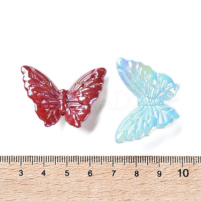 Opaque UV Plating Acrylic Beads PACR-D288-18-1