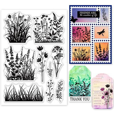 Custom Summer Theme PVC Plastic Clear Stamps DIY-WH0631-0219-1