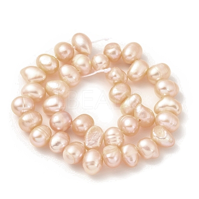 Natural Cultured Freshwater Pearl Beads Strands PEAR-A006-25A-X-1