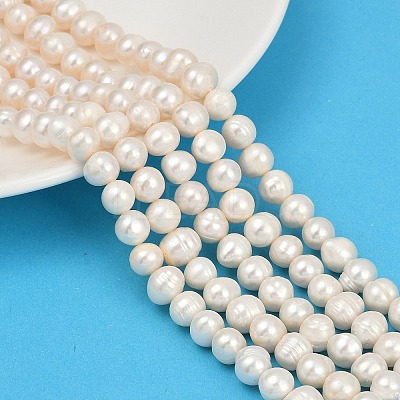 Natural Cultured Freshwater Pearl Beads Strands PEAR-I007-07J-06A-1