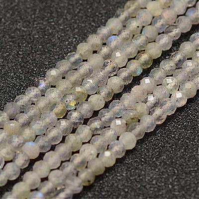 Natural Labradorite Beads Strands G-K182-2mm-25B-1