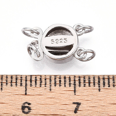 925 Sterling Silver Box Clasps STER-T008-150P-1
