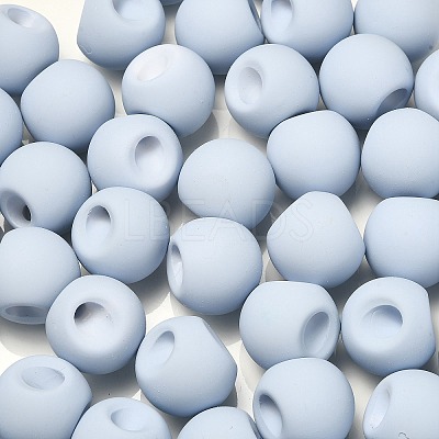 Rubberized Acrylic Beads OACR-G012-05D-1