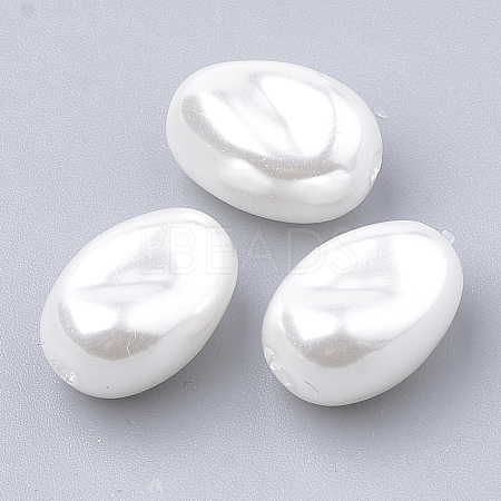 Eco-Friendly Plastic Imitation Pearl Beads X-MACR-T013-07-1