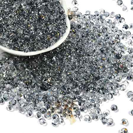 6/0 Spray Paint Glass Seed Beads SEED-H003-11E-1